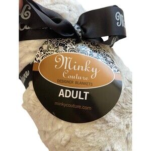 Minky Couture Adult Sorbet Blanket 50x60 Soft Luxurious Silky Plush Velvety Cozy